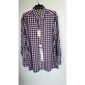 Daniel Cremieux Signature size XL Shirt multicolor plaid Long Sleeve button up